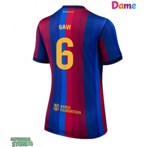 Barcelona Paez Gavi #6 Replika Hjemmebanetrøje Dame 2026-27 Kortærmet